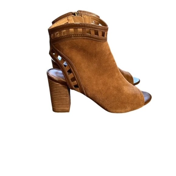 Franco Sarto Greenwich Suede Ankle Boots 8.5 - Picture 1 of 6